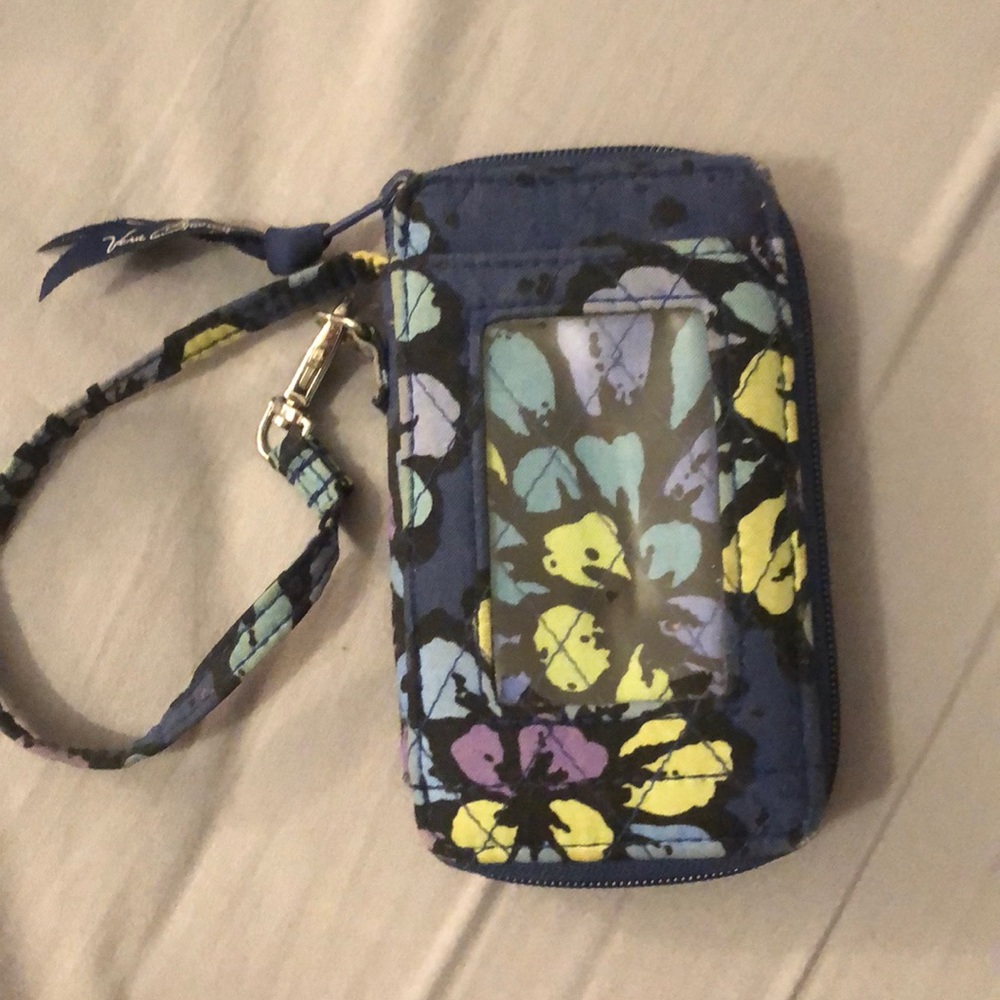 Vera Bradley Blue/Purple Wristlet